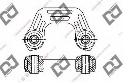 DJ PARTS dl1073 -  Тяга / стойка, стабилизатор